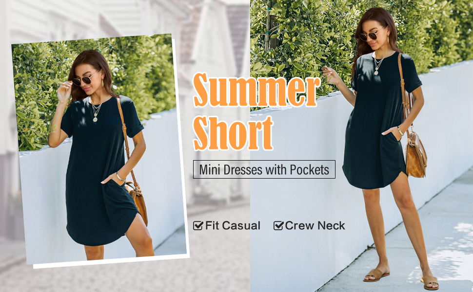 Casual T Shirt Dress