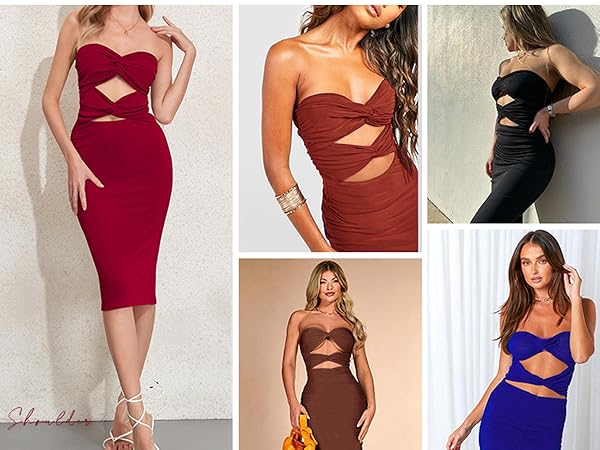 womens midi dresses