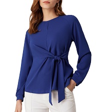 tie front tops for women