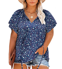 halife womens plus size beach boho tops