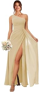 Ruched Bridesmaid Dress