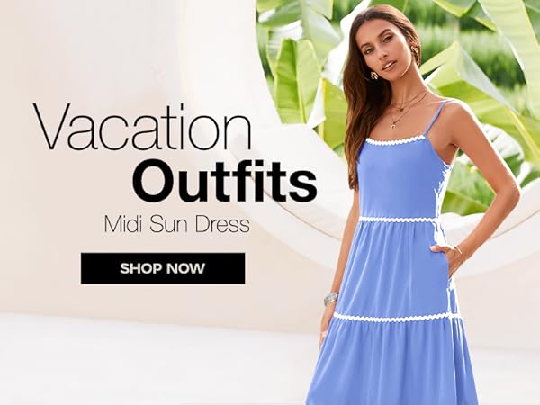 Beach dresses Sun Dress cocktail dress for women wedding guest dress sundress for women cami dresses