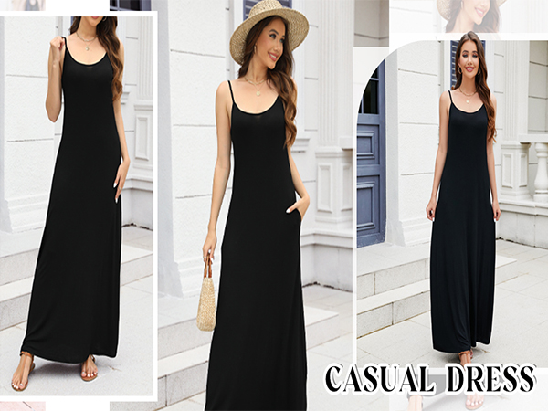 flowy long maxi dress for women 