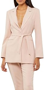 BCBGMAXAZRIA Tie Waist Jacket