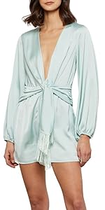 BCBGMAXAZRIA Long Sleeved Romper