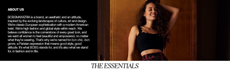 BCBGMaxazria About Us The Essentials Under