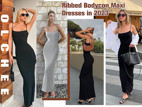 Ribbed Maxi Dress