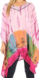 caftan top blouse tunic lounge loose short sleeve summer lightweight casual woman solid boho soft