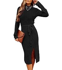 turtleneck sweater dress for women