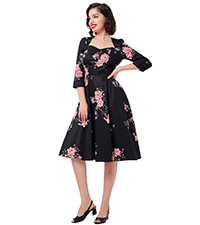 1950s swing dress