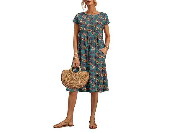 women printed dress