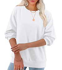 white sweatshirts for women