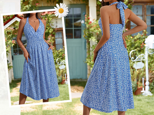 blue sun dresses