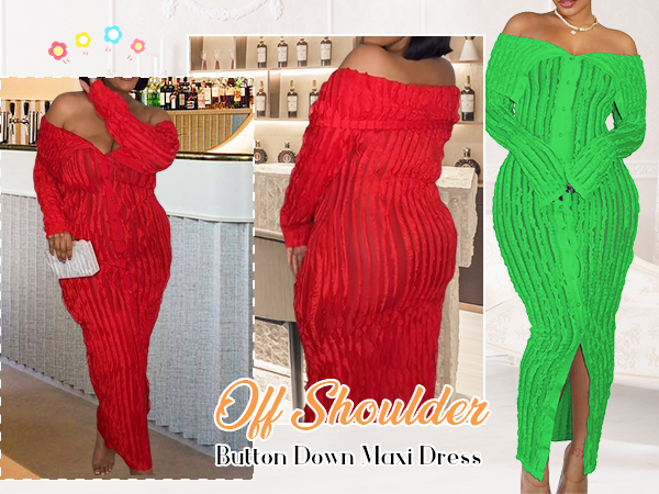 off the shoulder dresses for women