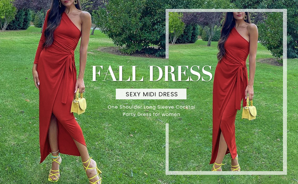 Fall Dresses Sexy Midi Dress