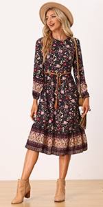 Boho Floral Dress