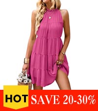 summer dresses flowy summer dress for women sleeveless halter dresses for women sundress beach dress