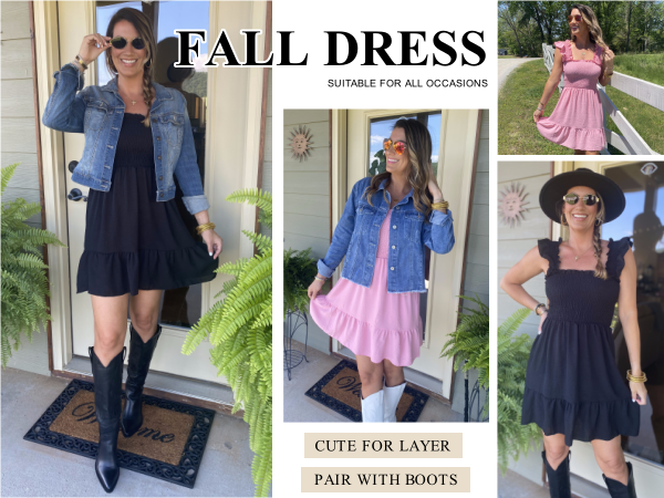 women fall dress