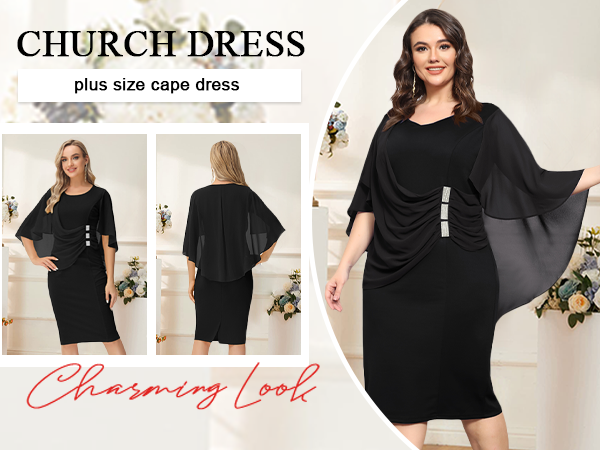 plus size dress for cocktail party