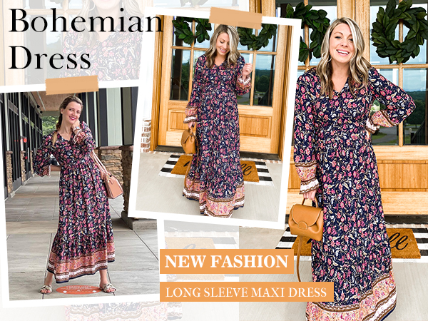 Long Sleeve Maxi Dress