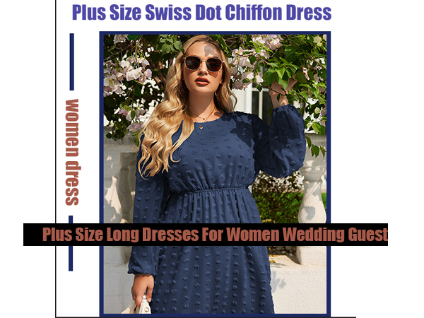 Plus Size Long Dresses For Women Wedding Guest