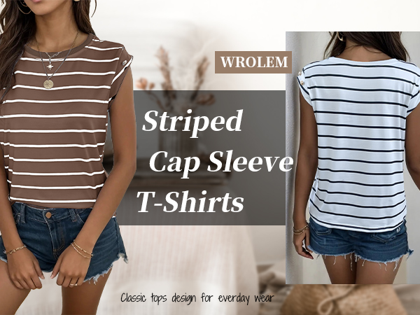 women striped shirts