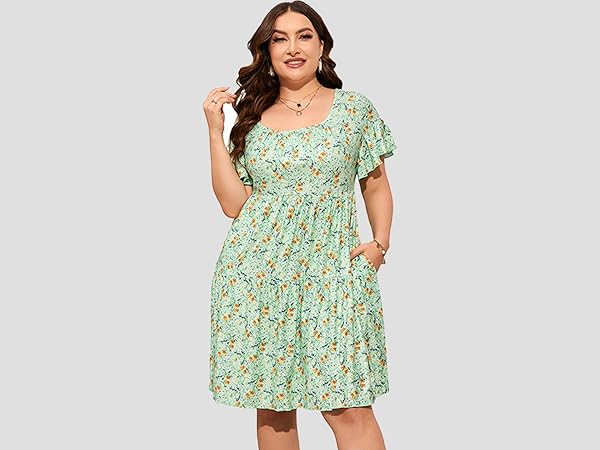 Plus Size Summer Dress