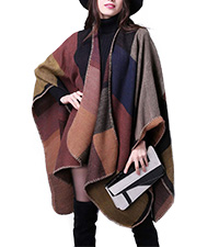 Women''s Warm Shawl Wrap Cape 