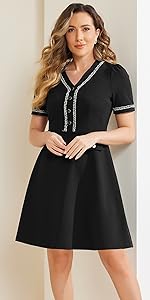 Half Placket Dress