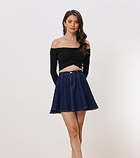 Women''s Casual Denim Skirt