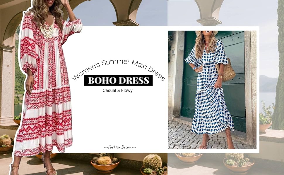 boho maxi dress