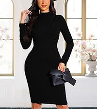 bodycon midi dress sexy elegant sweater dress club party dress