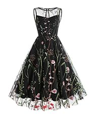 Women Vintage 50s 1950s Dress