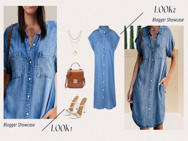 Womens Denim Shirt Dresses