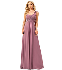 Ever-Pretty Womens Elegant One Shoulder Sweetheart Wedding Guest Dress