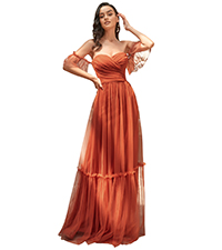 Ever-Pretty Women''s Off-Shoulder A-line Strapless Bridesmaid Dresses for Wedding