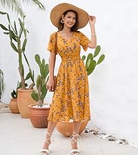 yellow floral dress