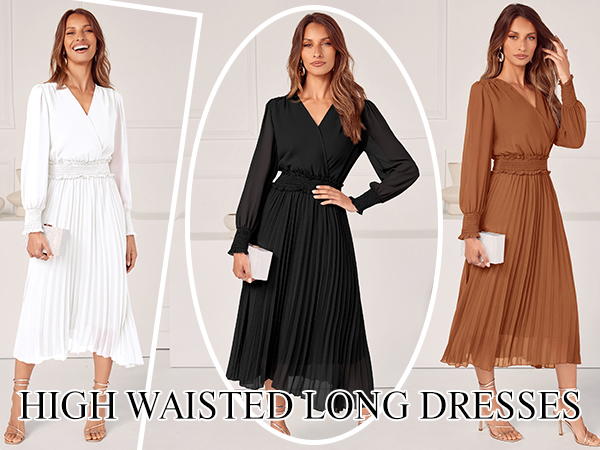 smocked long sleeve dress for women fall maternity dress for photoshoot midi dresses for women 2023