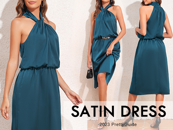 satin dress