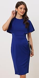 B0C7Z46B2H Flutter Sleeve Dress