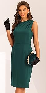 B0CM8PK773 Crew Neck Sheath Dresses