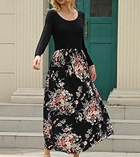 long sleeve maxi dress