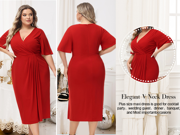 plus size christmas dress