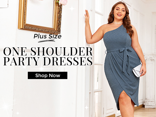 Plus Size Glitter Dresses