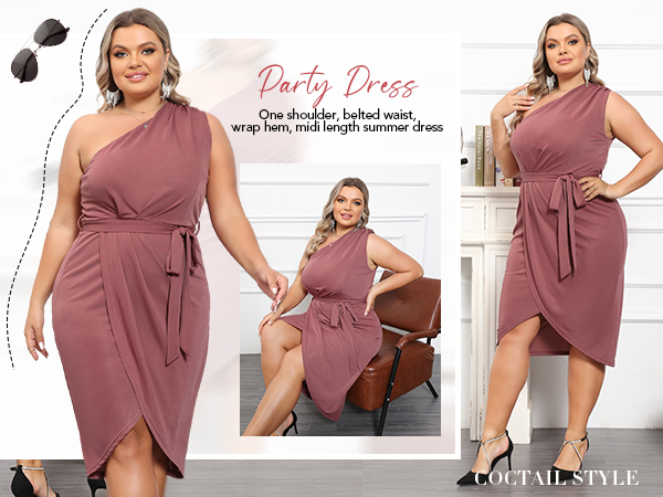 PLUS SIZE PARTY DRESS FOR WEDDING GUEST