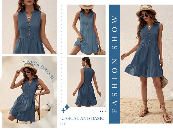 casual cotton dress for women