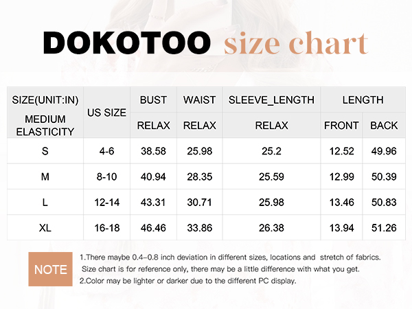 Dokotoo womens dresses trendy