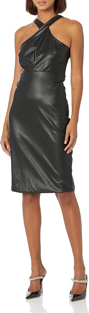 LIKELY Women's Faux Leather Carolyn Dress