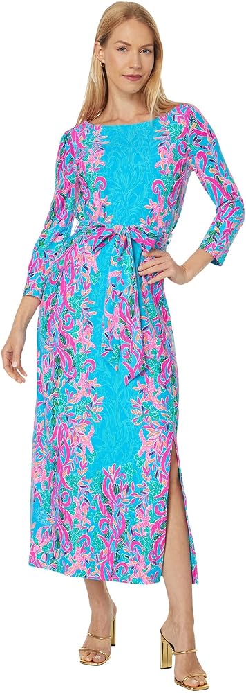 Lilly Pulitzer UPF 50 Carabella Chillylilly Midi Dress