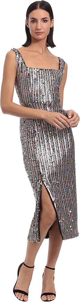 Donna Morgan Women's Sequin Midi Dress